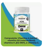 ADK MULTIVITAMINICO 60 CAPS 6600MCG - Sunfood
