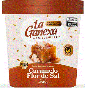 LA GANEXA PASTA AMENDOIM CARAMELO FLOR DE SAL 450G