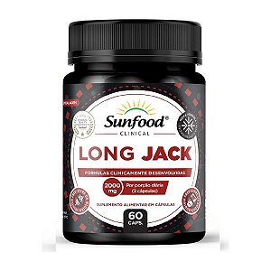 Long Jack 2000mg 60 cápsulas - Sunfood
