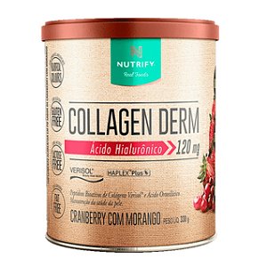 Collagen Derm Cranberry e Morango 330g - Nutrify