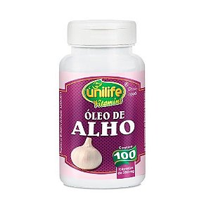 Óleo de Alho 350mg 100 cápsulas - Unilife