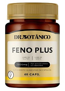 Feno Plus Feno Grego, L-Arginina e Guaraná 60caps - Dr. Botânico