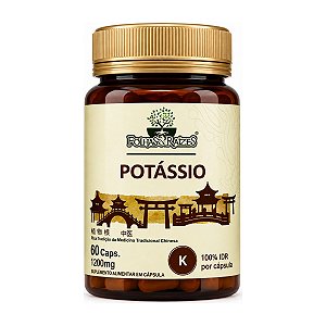 Potássio 1200mg 60 cápsulas - Folhas e Raízes