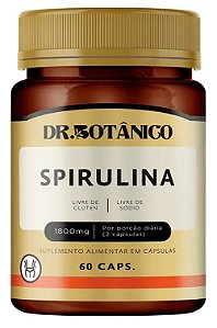 Spirulina 1800mg 60 cápsulas - Dr. Botânico