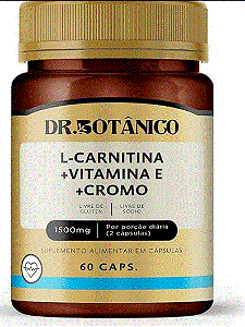 DR BOTANICO L-CARNITINA TOCOFEROL + CROMO 1150MG 60CAPS