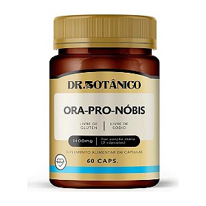 Ora-Pro-Nóbis 1400mg 60 cápsulas - Dr. Botânico