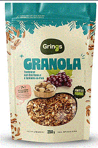 GRANOLA TRADICIONAL 250G GRINGSGRANOLA TRADICIONAL 250G GRINGS