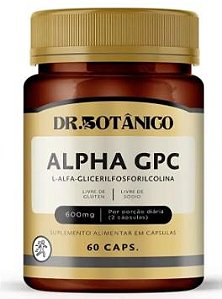 DR BOTANICO ALPHA GPC (L-ALFA-GLICERILFOSFORILCOLINA) 600MG 6