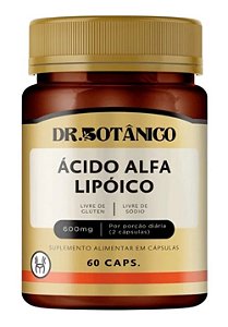 Ácido Alfa Lipoico 600mg 60 cápsulas - Dr. Botânico