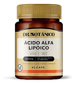 Ácido Alfa Lipoico 600mg 60 Caps - Dr. Botânico