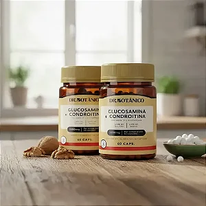 Glucosamina + Condroitina + Colágeno Tipo 2 60 Caps - Dr. Botânico