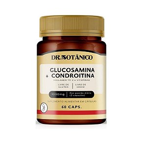 Glucosamina + Condroitina + Colágeno Tipo 2 60 cápsulas - Dr. Botânico