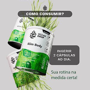 Slim Body 120 Cápsula 400mg - Ocean Drop