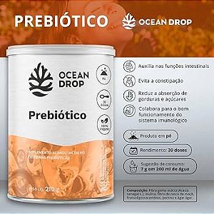 Prebiótico em Pó 30 Doses 210g - Ocean Drop