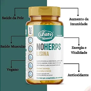 NOHERPS LISINA - Unilife 90 comprimidos