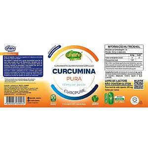 Curcumina Pura 450mg 60 Caps - Unilife