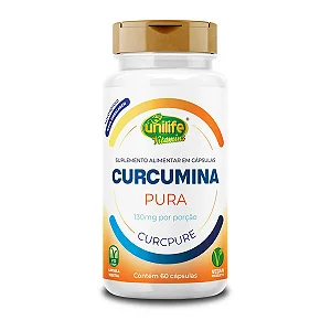 Curcumina Pura 450mg 60 cápsulas - Unilife
