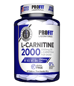 L-Carnitine 2000 com Cromo 60 Tabletes - Profit