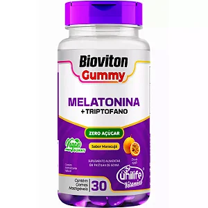 Melatonina com Triptofano 30 gomas - Unilife