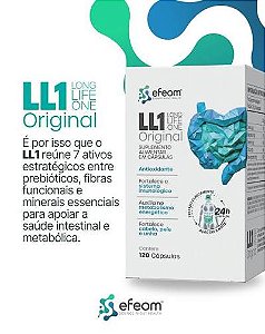 Suplemento Alimenta LL1 Original 120caps - Efeom LL1