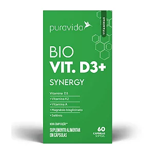 Bio Vit D3+ Synergy 60 cápsulas - Puravida