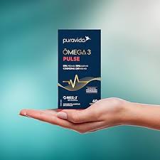 Ômega 3 Pulse com Coenzima Q10 60 cápsulas - Puravida