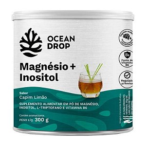 Magnésio com Inositol Capim-Limão 300g - Ocean Drop