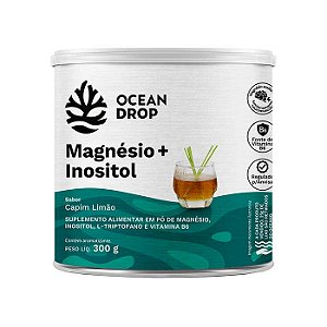 Magnésio com Inositol Capim-Limão 300g - Ocean Drop