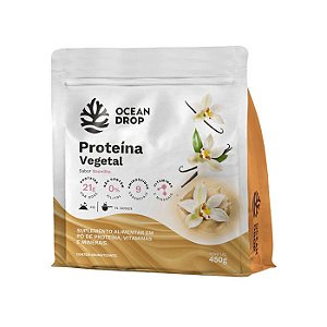 Proteína Vegetal Baunilha 450g - Ocean Drop
