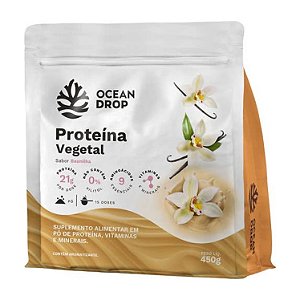 Proteína Vegetal Baunilha 450g - Ocean Drop