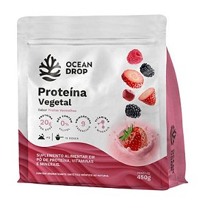 Proteína Vegetal Frutas Vermelhas 450g - Ocean Drop