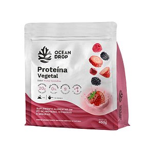Proteína Vegetal Frutas Vermelhas 450g - Ocean Drop