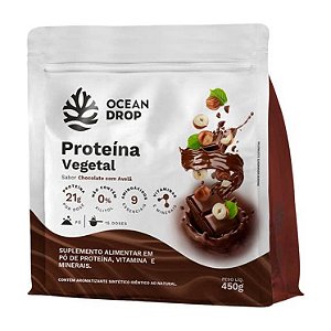 Proteína Vegetal Chocolate 450g - Ocean Drop