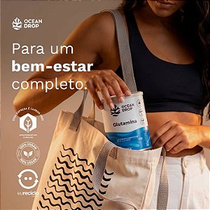 Glutamina em Pó 250g - Ocean Drop