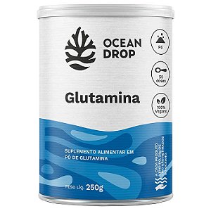 Glutamina em Pó 250g - Ocean Drop