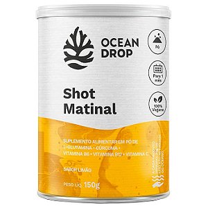 Shot Matinal em Pó Limão 150g - Ocean Drop