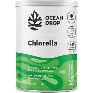Chlorella em Pó 150g - Ocean Drop