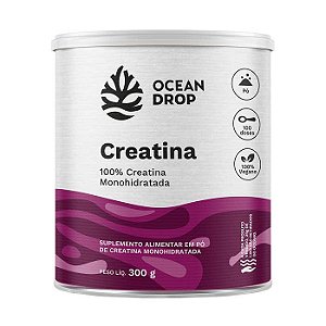 Creatina Monohidratada em Pó 300g - Ocean Drop