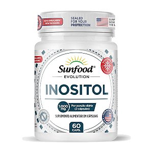 Inositol 1000mg 60 cápsulas - Sunfood Evolution