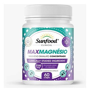 MaxMagnésio 1100mg 60 cápsulas - Sunfood Evolution