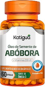 Óleo de Semente de Abóbora + Vitamina E 500mg 60 cápsulas - Katiguá