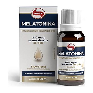 Melatonina Gotas Menta 20ml - Vitafor