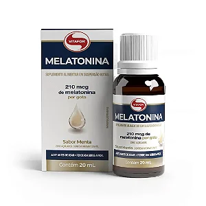 Melatonina Gotas Menta 20ml - Vitafor