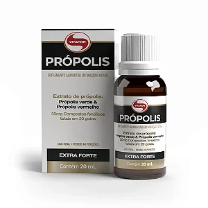 Extrato de Própolis Verde e Vermelho Extra Forte 20ml - Vitafor