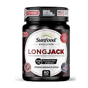 Long Jack 2000mg 60 cápsulas - Sunfood Evolution