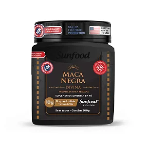 Maca Negra Divina Evolution em Pó 300g - Sunfood