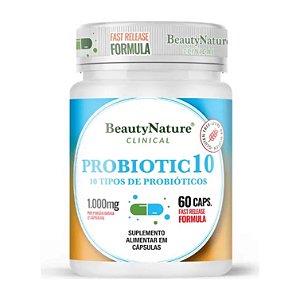 Probiotic 10 1000mg 60 cápsulas - Beauty Nature