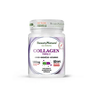 Collagen Tipo 2 1500mg 60 cápsulas - Beauty Nature