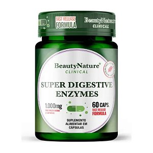 Super Digestive Enzymes 1000mg 60 cápsulas - Beauty Nature