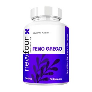 Feno Grego 500mg 60 cápsulas - New Four